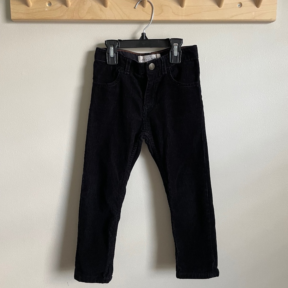 Boys H&M black corduroy pants